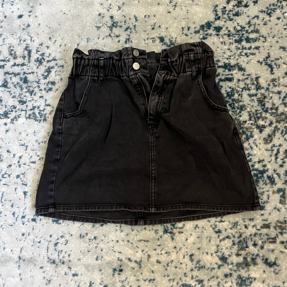 PacSun Black Jean Skirt